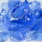 View Light Blue Terrazzo Glass
